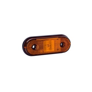 LED feux de position orange 12-24V 10m. cable