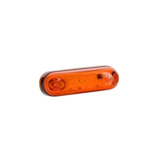 Feu de position LED orange avec support | 24V | 50cm cable
