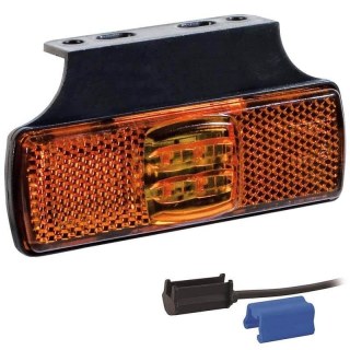 Feu de position LED orange | 12-24V | 0,75mm². connecteur