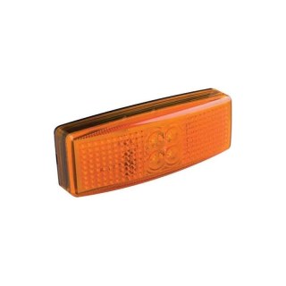 Feu de position LED de couleur ambre | 12-24V | câble de 20cm