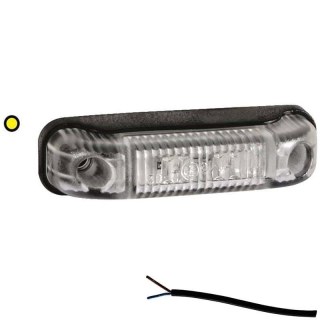 Feu de position LED orange | 12-24V | câble de 50cm.