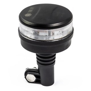 Gyrophare LED R65 orange avec cabuchon clair | 24V | DIN