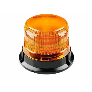 Gyrophare LED R65, ambre/lentille claire 12-24V, fixation à trois boulons