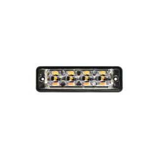 Lampe de poche LED ultra plate slimline 4 LED | R65 | Ambre | câble 175cm. | 10-30V