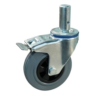 roulette pivotante avec frein 125mm serie 11 ᠆ 15 goupille roulement à rouleaux