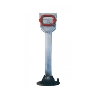 Stützfuss klappverrieglung ⧄45mm 500kg glanzverzinkt 180mm 590mm