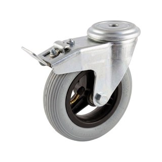 roulette pivotante avec frein 150mm serie 62 ᠆ 91 trou pour boulon roulement à billes