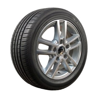 pneu + roue 195/65 R15 6Jx15H2 ET30 67/112/5 métal léger, Comfort Master M+S gris argent