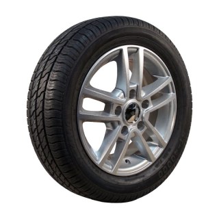 Komplettrad 195/65 R15 6Jx15H2 ET30 67/112/5 Leichtmetall, XL Kargomax ST-4000 M+S Silbergrau