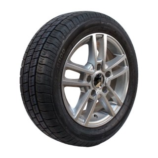 Komplettrad 195/70 R15C 6Jx15H2 ET30 67/112/5 Leichtmetall, Kargomax ST-6000 M+S Silbergrau