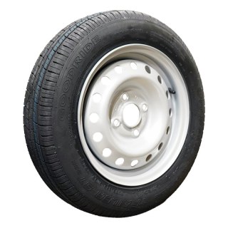 pneu + roue 145/80 R13 4½Jx13H2 ET30 57/100/4 métal ST290 M+S gris argent