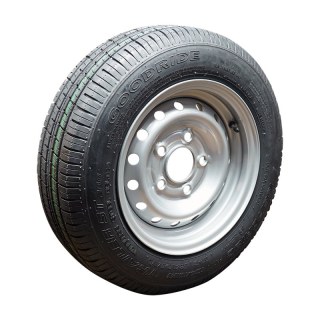 luchtband + wiel 155/70 R12C 5½Jx12H2 ET30 67/112/5 staal ST290 M+S zilvergrijs
