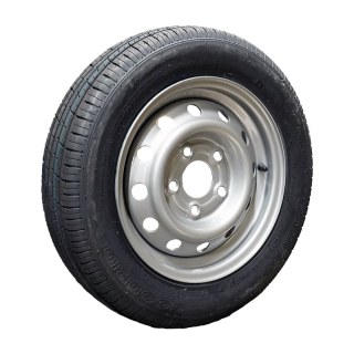 pneu + roue 155 R13C 4½Jx13H2 ET30 67/112/5 métal ST290 gris argent