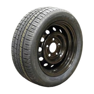 pneumatico + ruota 185/70 R13 6Jx13H2 ET30 67/112/5 metallo ST290 M+S nero