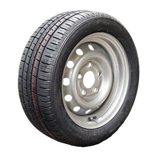 pneumatico + ruota 195/50 R13C 51⁄2Jx13H2 ET30 67/112/5 metallo ST290 M+S grigio argento