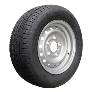 pneumatico + ruota 195/60 R12C 51⁄2Jx12H2 ET30 67/112/5 metallo ST290 M+S grigio argento