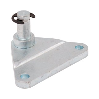plaque de fixation avec cheville zingué Max 3000N, avec ressort de verrouillage