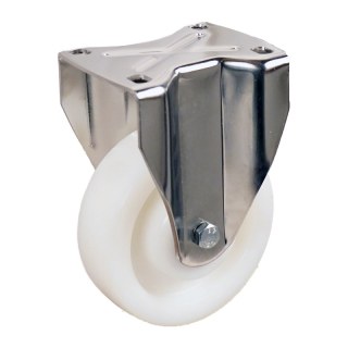 roue fixe 160mm serie 33 ᠆ 39 montage de la plaque Roulement à billes en inox