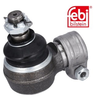 Articulation pour cylindre hydraulique de direction avec écrou crénelé et goupille fendue