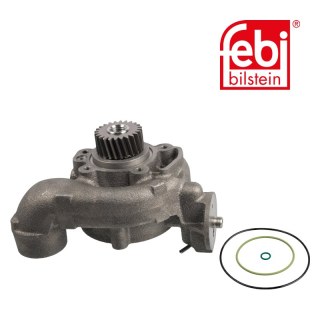 Pompe à eau avec roue dentée et joints d'étanchéité