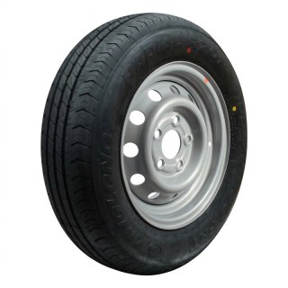pneu + roue 185/70 R13C 5½Jx13H2 ET30 67/112/5 métal R701 M+S gris argent