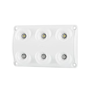 lampe intérieure LED rouge (19lm) - blanche (720lm-5000K) 12-24V