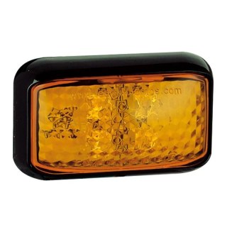 barre clignotant latéral LED orange | 12-24V | 40cm. de cable