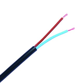 cable 2 fils | 0.75mm² | marron-bleu | rond | 100m