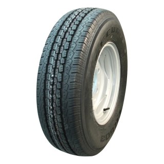 pneu + roue 215 R14C 5½Jx14H2 ET30 67/112/5 métal TR-603 M+S gris argent