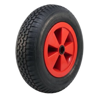 pneu + roue 4.80/4.00-8 2.50Ax8 ET0 NL75mm plastique V-6635 Rouge