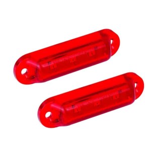 LED markeerlicht rood 24V (set van 2)