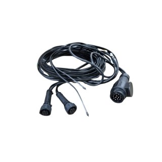kabelboom 12,0m. / 9,0m.(1,5mm²) / 13-polig / 7-PIN's AMP