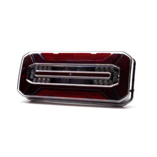 LED achterlicht black universeel | 12-24V | 7-Pin's AMP
