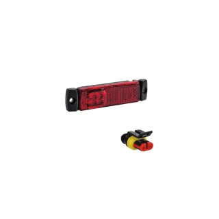 Feu de position LED Rouge | 12-24V | 50cm cable