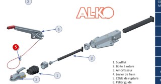 CABLE DE SECURITE ATTACHE 90S 161S 251S ALKO