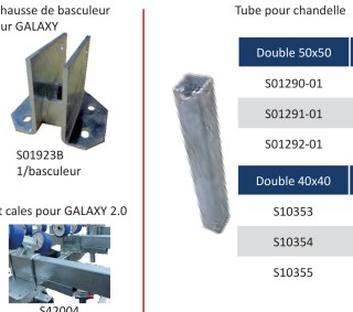 OMEGA POUR TUBE 100 X 50 (CHANDELLE 60)