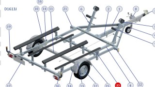 CHANDELLE U 50 X 25 X 5