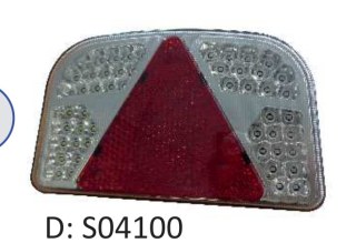 FEU ETANCHE DROIT A LED DAFA