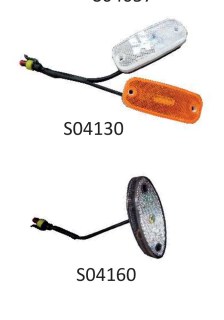 ENSEMBLE FEU POSITION AV/LAT ETANCHE LED DAFA