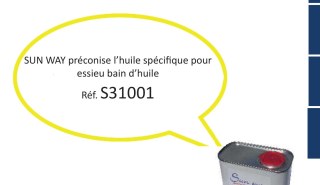 BIDON D'HUILE POUR MOYEU BAIN D'HUILE
