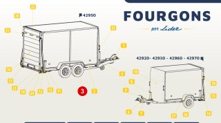 Essieu AF 750 KG 4T100 40930