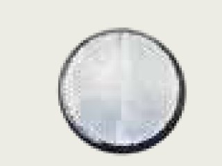 Catadioptre blanc rond diamètre 60