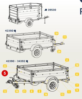 Tôlerie de porte AV 24530