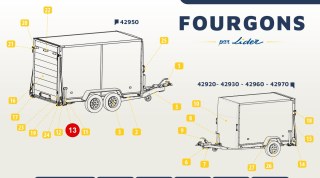 Support feu D fourgon 42