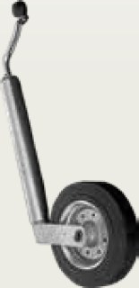 ROUE JOCKEY D48 AVEC BUTEE A BILLE