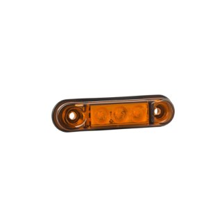 Orange LED Positionsleuchte mit 24V Unterstützung